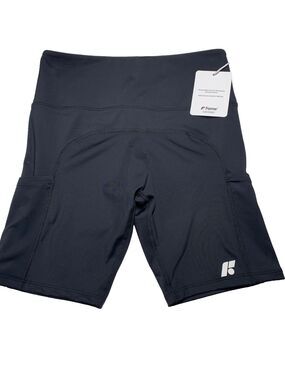 Forme Science Boost Posture Shorts XL Black High Waist Pocket Bike NWT